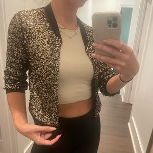 Sequin jacket